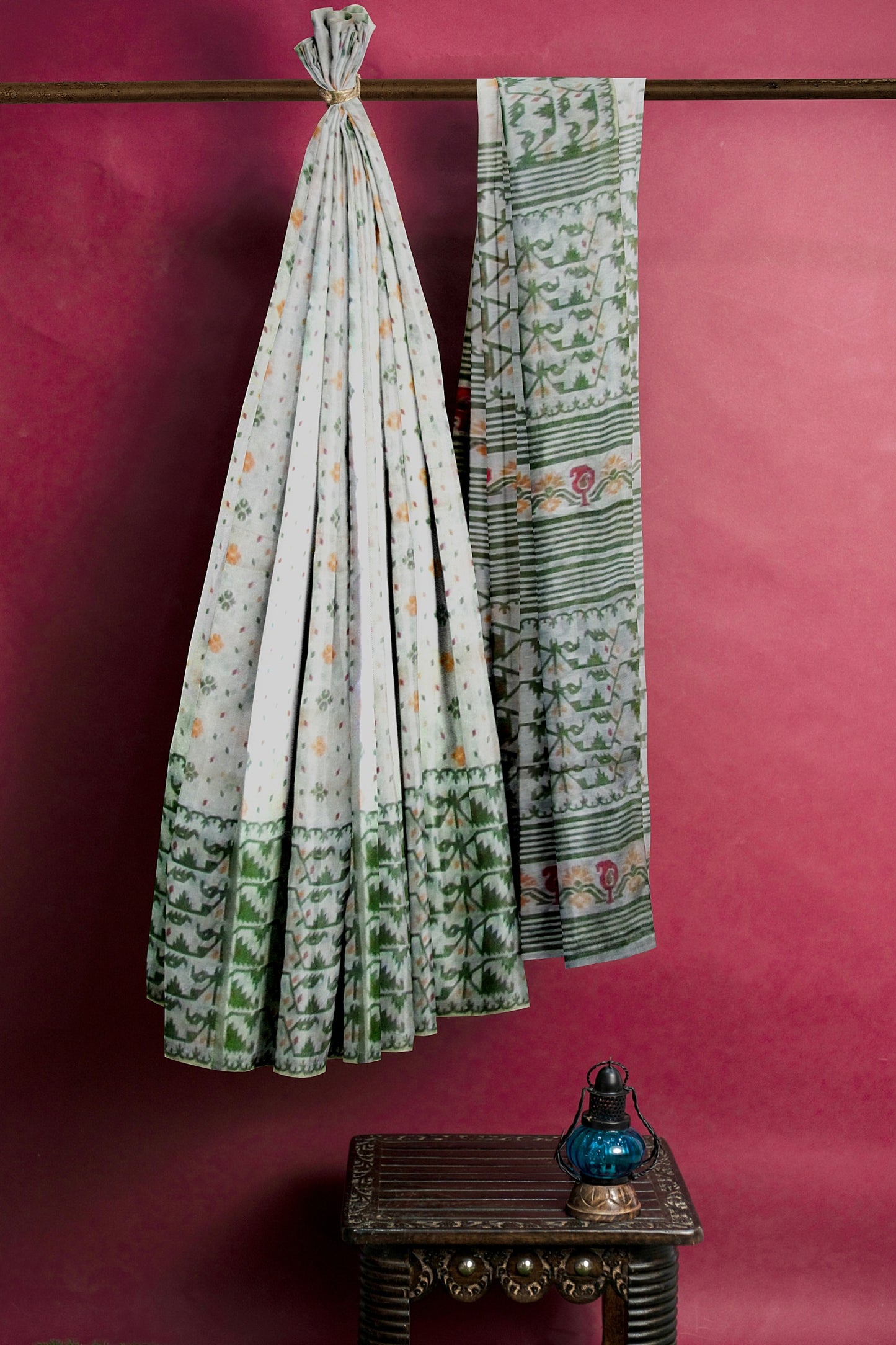 Chanderi art silk saree