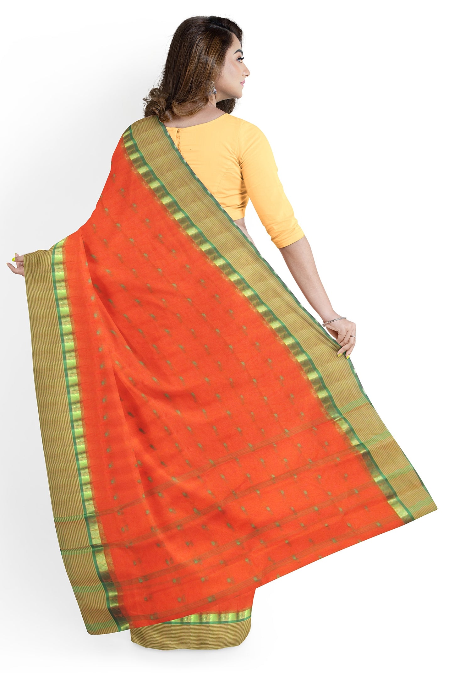A traditional tant saree