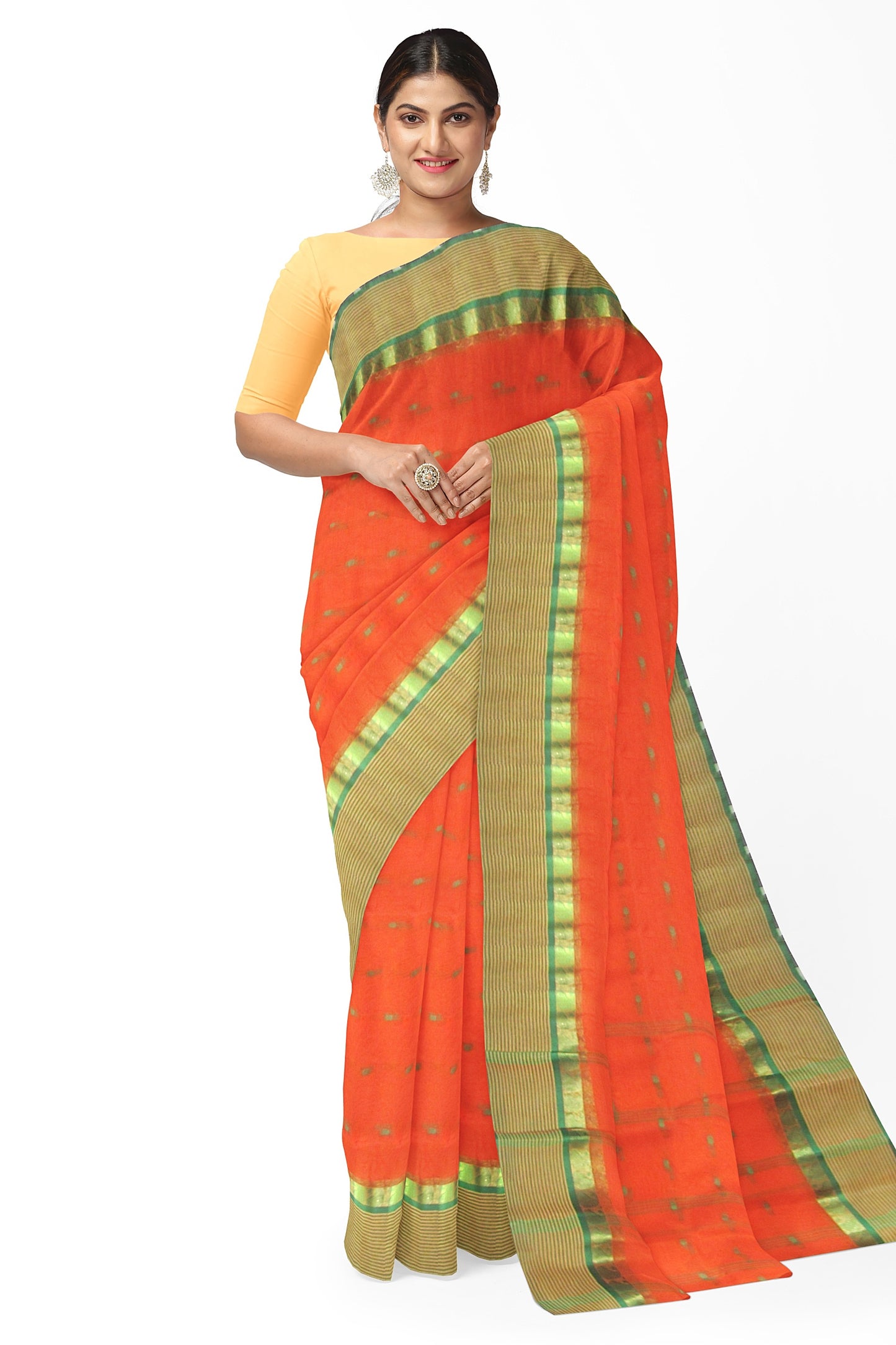 A traditional tant saree