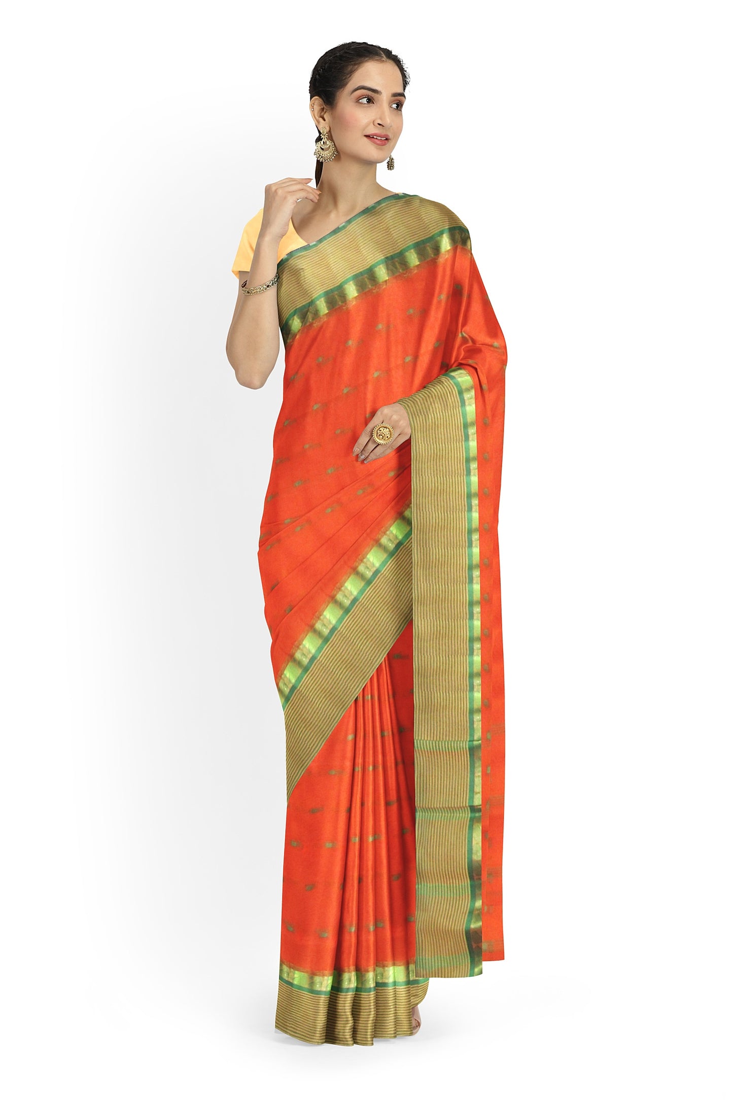A traditional tant saree
