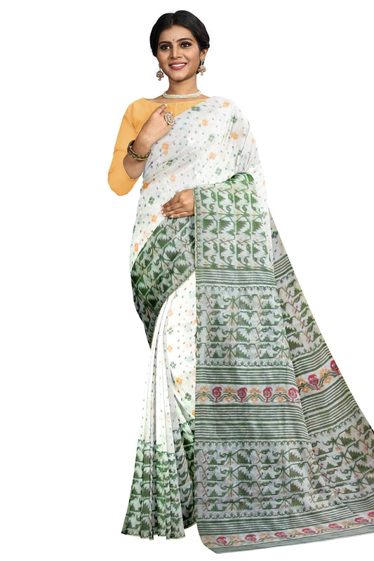 Chanderi art silk saree