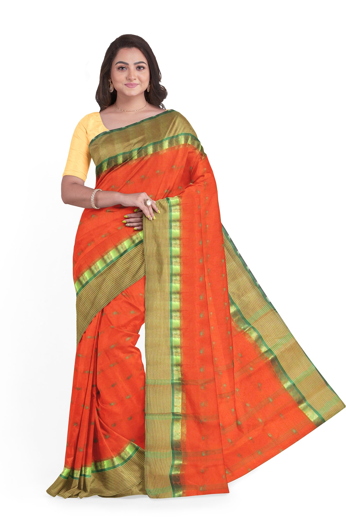 A traditional tant saree
