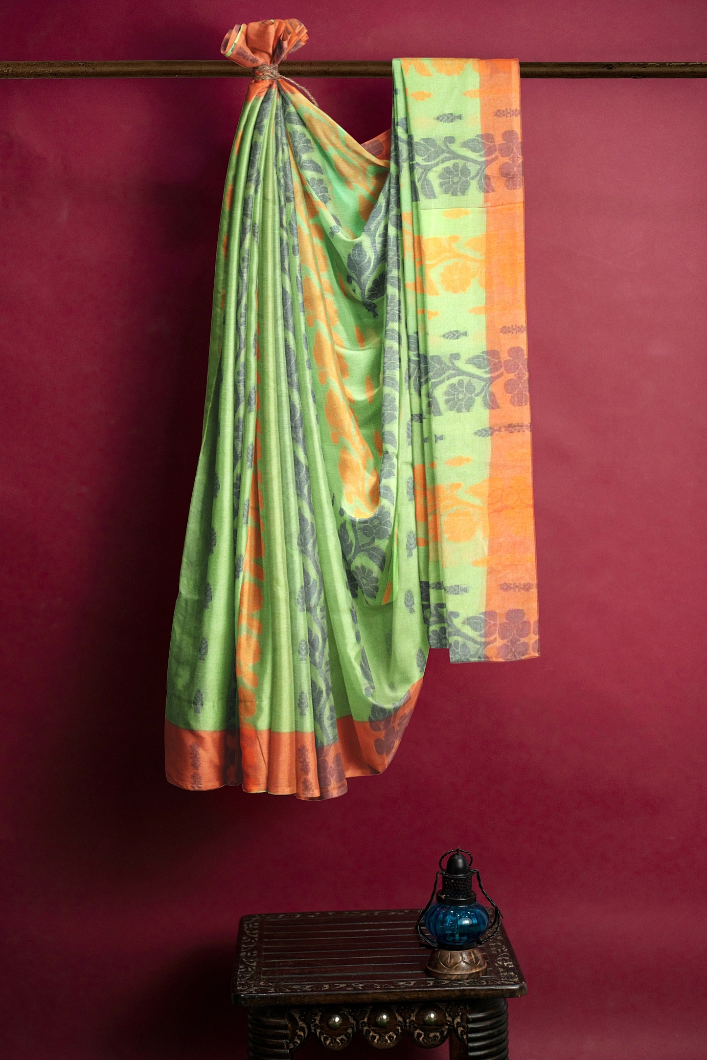 Cotton jamdani saree